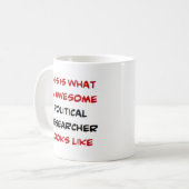 Mug chercheur politique, génial (Devant gauche)