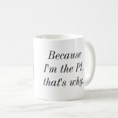 Mug Chercheur principal (Devant droit)