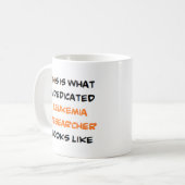 Mug chercheur sur la leucémie, dévoué (Devant gauche)