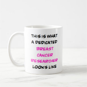 Mug chercheur sur le cancer du sein, dévoué