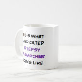 Mug chercheur sur l'épilepsie, dévoué (Devant gauche)