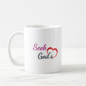 Mug Cherchez le cœur de Dieu (Gauche)