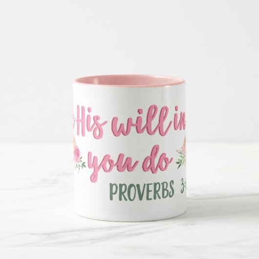 Mug Cherchez sa volonté dans tout ce que vous faites P (Centre)
