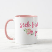 Mug Cherchez sa volonté dans tout ce que vous faites P (Gauche)