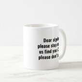 Mug Chère algèbre (Devant droit)