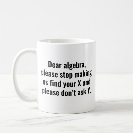 Mug Chère algèbre (Gauche)