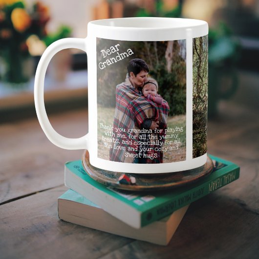 Mug Chère grand-mère Photo personnalisée