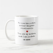 Mug Chère maman Funny Parfait Mère Jour Cadeau (Gauche)