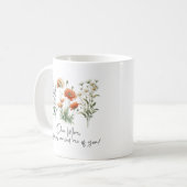 Mug Chère Maman, Toutes Les Fleurs Me Rappellent De To (Devant gauche)