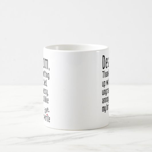Mug Chère maman [version de frère] (Centre)