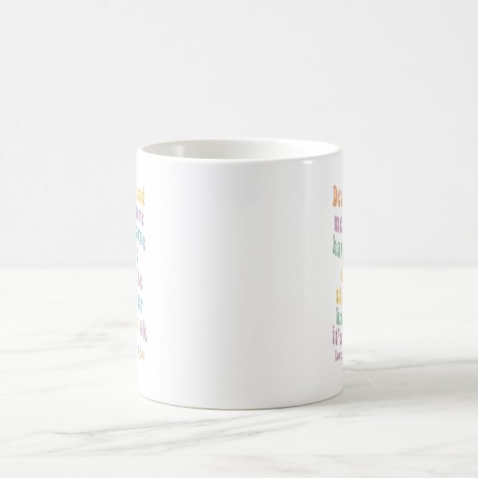 Mug Chère personne derrière moi (Centre)