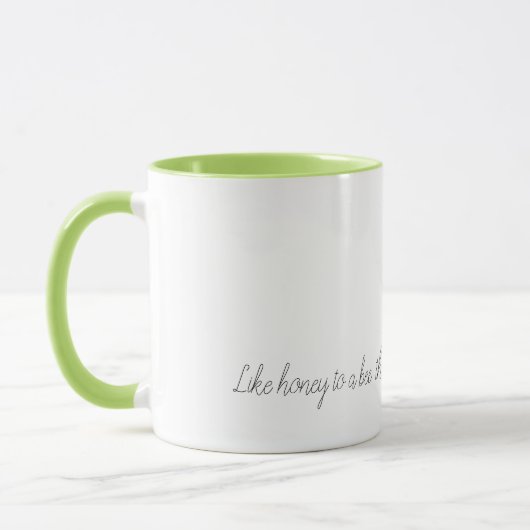 Mug Chéri, je t'aime Pot à miel (Gauche)