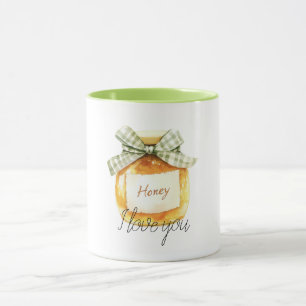 Mug Chéri, je t'aime Pot à miel