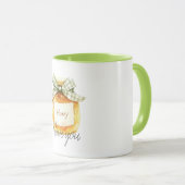 Mug Chéri, je t'aime Pot à miel (Devant droit)