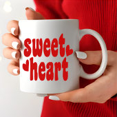 Mug Chérie moderne Red Valentine's Day
