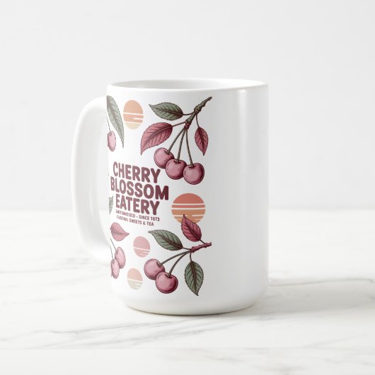 Mug Cherry Blossom Eatery (Devant gauche)