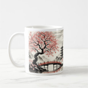 Mug Cherry Blossom Japon Art