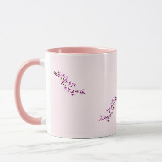 Mug Cherry flowers (Gauche)