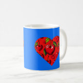 Mug Cherry Hearts Saint Valentin (Devant droit)