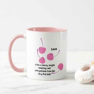 Mug Cherry Love – Pop Art Cherries - Valentine’s Day