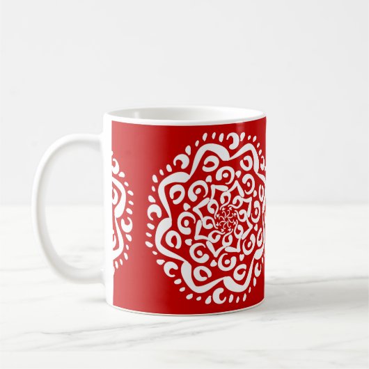Mug Cherry Mandala (Gauche)