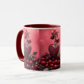 Mug Cherry Steampunk Valentine (Devant gauche)