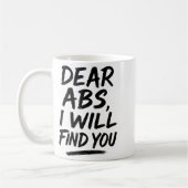 Mug Chers Abs Je Vous Trouverai Drôle Entraînement Cit (Gauche)
