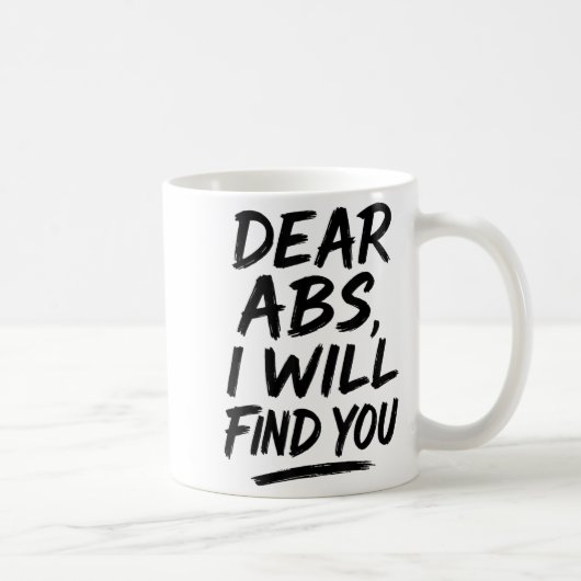 Mug Chers Abs Je Vous Trouverai Drôle Entraînement Cit (Droite)