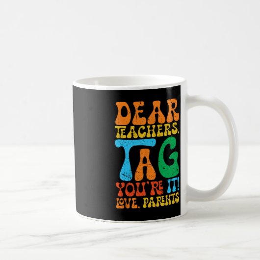Mug Chers enseignants Étiquette Vous êtes ça l'amour P (Droite)