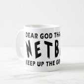 Mug Chers mercis de Dieu de net-ball (Devant gauche)