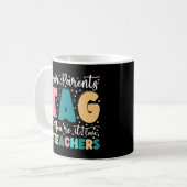 Mug Chers parents Étiquette Vous êtes ça l'amour Ensei (Devant gauche)