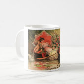 Mug Cherub avec coeur pour la Saint Valentin victorien (Devant gauche)
