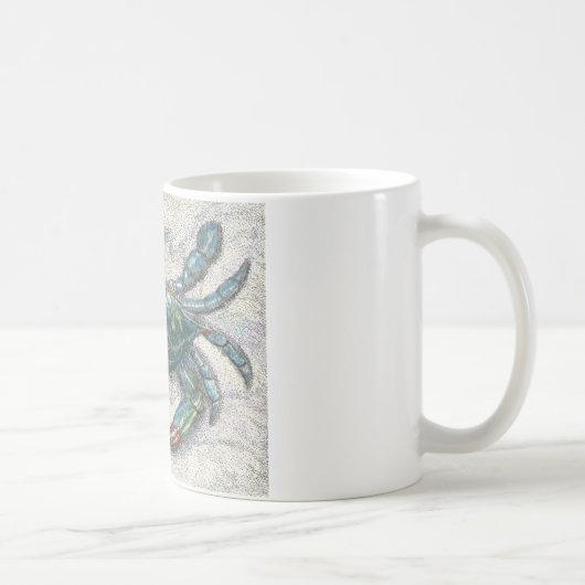 Mug Chesapeake Bay Crabe Bleu Musique (Droite)