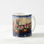 Mug Chesapeake Bay Retriever Christmas Boat Holiday (Devant droit)