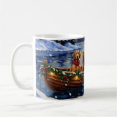 Mug Chesapeake Bay Retriever Christmas Boat Holiday (Gauche)