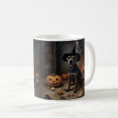 Mug Chesapeake Bay Terrier Citrouille Halloween effray (Devant droit)