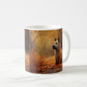 Mug Chesapeake Bay Terrier en congé d'automne (Devant droit)