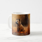 Mug Chesapeake Bay Terrier en congé d'automne (Devant gauche)