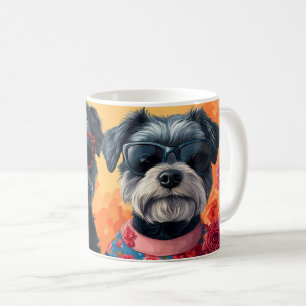 Mug Chesapeake Bay Terrier Heart Roses Saint-Valentin