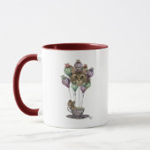 Mug Cheshire Chat Hot Air Balloon (Gauche)