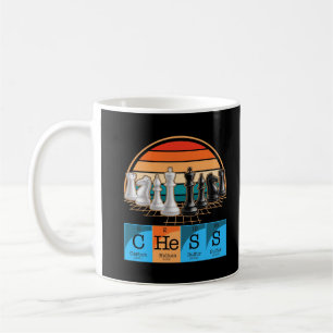 Mug Chess Pièces Chimie Éléments Jeu de plateau intell