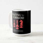 Mug Chess Waiting for Command Funny Gamer Strategy (Devant gauche)