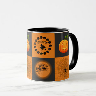 Mug Chessboard d'Halloween