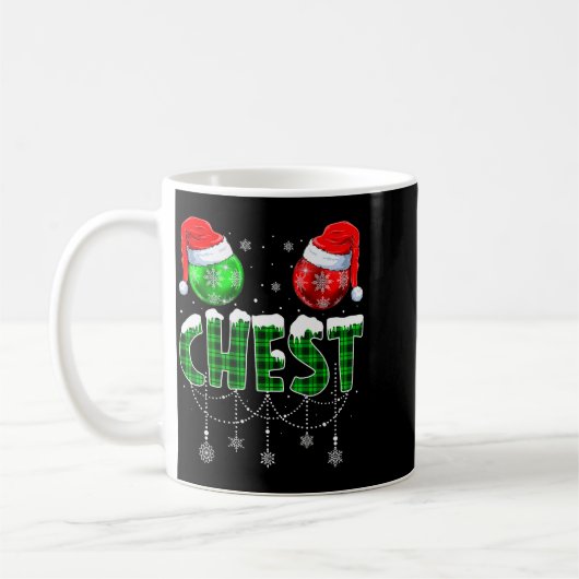 Mug Chestnuts Matching Family Funny Chest Nuts Christm (Gauche)
