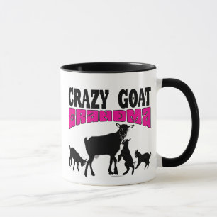 Mug CHÈTES   Je suis la chèvre folle grand-mère GYG