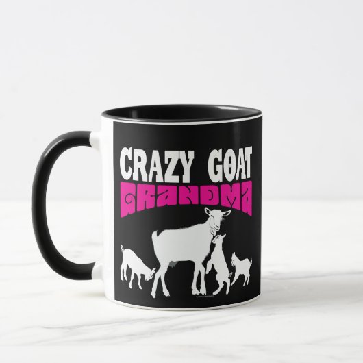 Mug CHÈTES | Je suis la chèvre folle grand-mère GYG (Gauche)