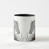 Mug Cheval #03 - Coupe de cuivre et d'encre (Centre)