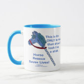 Mug Cheval à bâche (Gauche)
