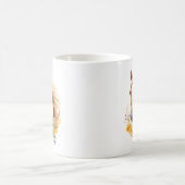 Mug Cheval à l'aquarelle mignonne (Centre)