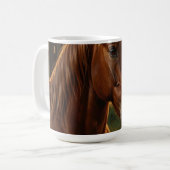 Mug Cheval Alezan Heure Dorée Grange (Devant gauche)